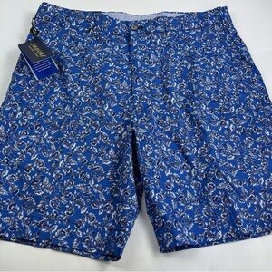 NWT Polo Golf Ralph Lauren men’s blue floral shorts size 30 Classic fit $98